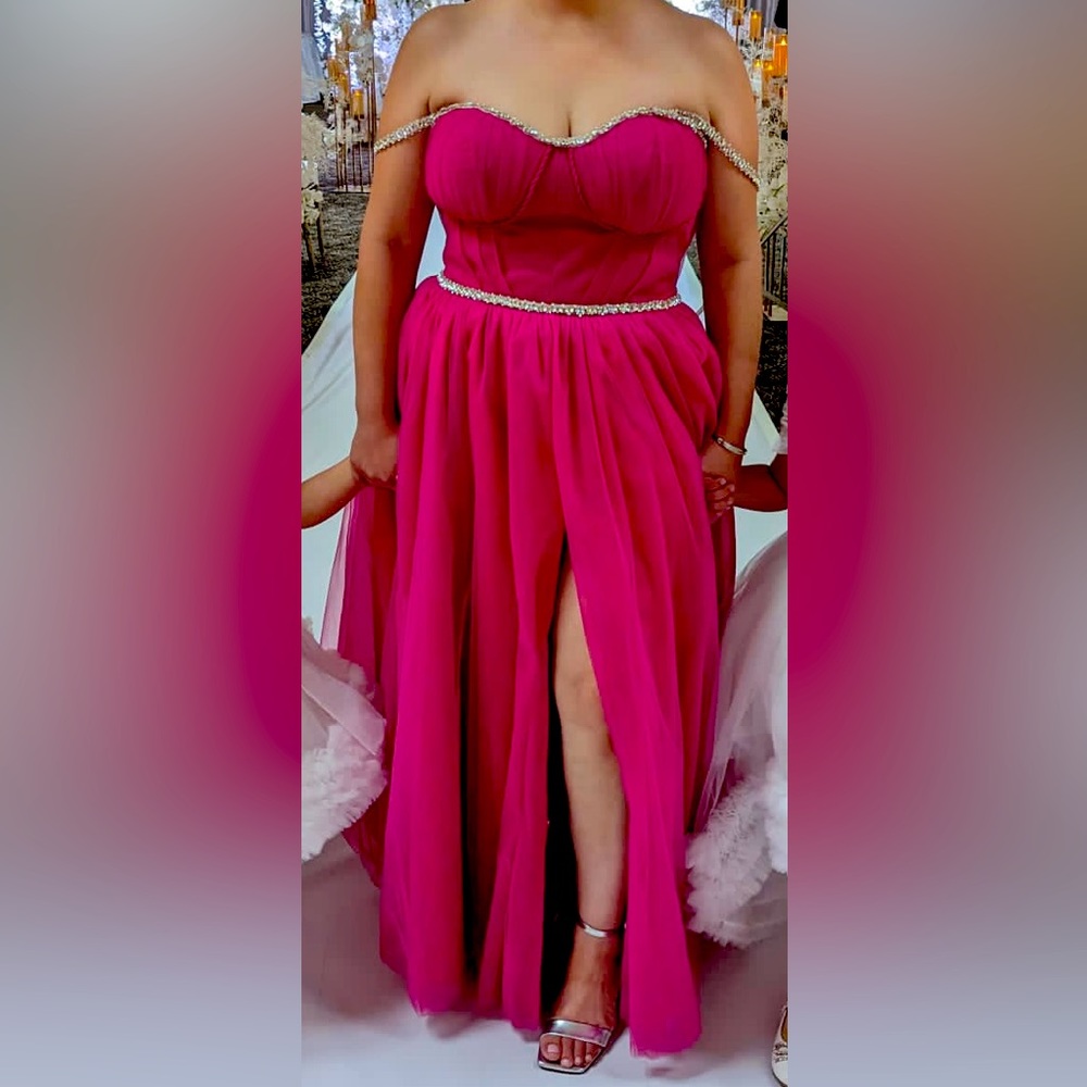 Custom made evening gown